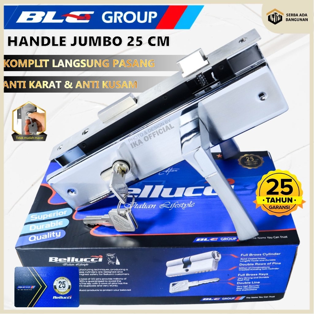 Kunci Pintu Besar Bellucci GALATICA NP Handle Besar Bellucci Handle Stainless Handle pintu besar