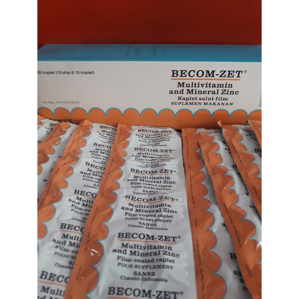 BECOM ZET MULTIVITAMIN AND MINERAL ZINC / BECOM Z VITAMIN C / VITAMIN C /BECOM ZET 1 BOX /BECOM ZET 