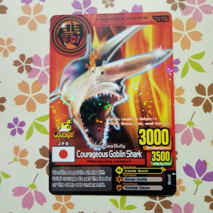 animal kaiser normal courageous goblin shark evo 2