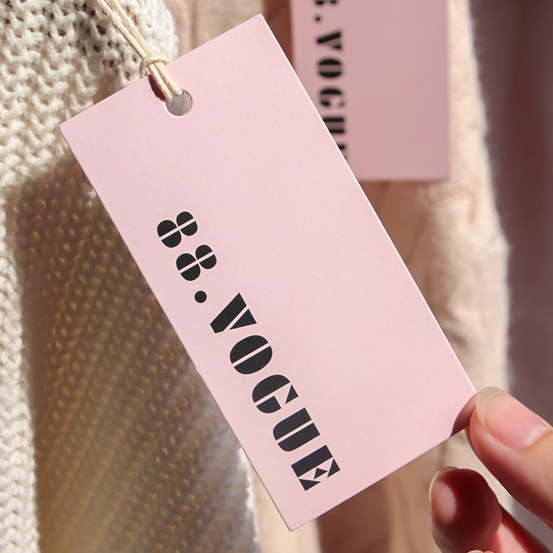 

Custom clothing labels with logos Hang tags for handmade items Cardboard price tags