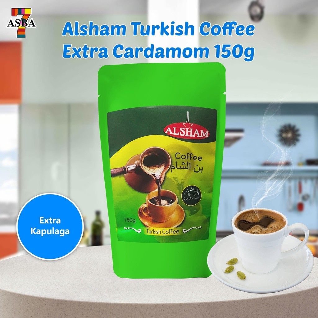 

ALSHAM TURKISH COFFEE EXTRA CARDAMOM 150 GR