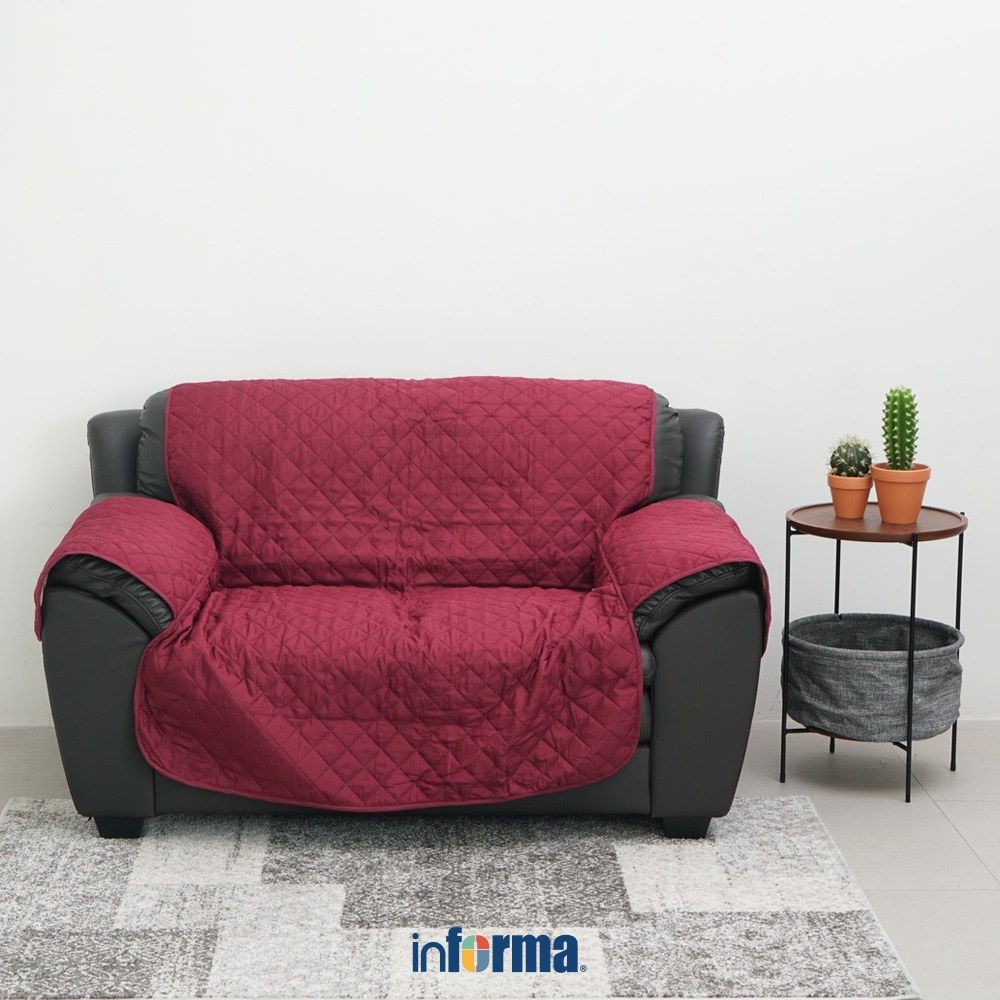 Informa Sarung Pelindung Sofa 179x223 cm 2 Dudukan Reversible Sofa Protector Sarung Penutup Tempat D