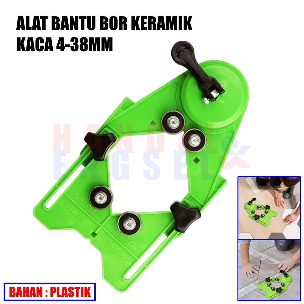 Set Alat Dudukan Mata Bor Keramik Granit Kaca Alat Presisi Bor