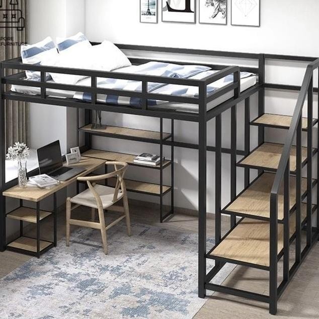 mezzanine bed / mezanin / tempat tidur tingkat / kamar kekinian