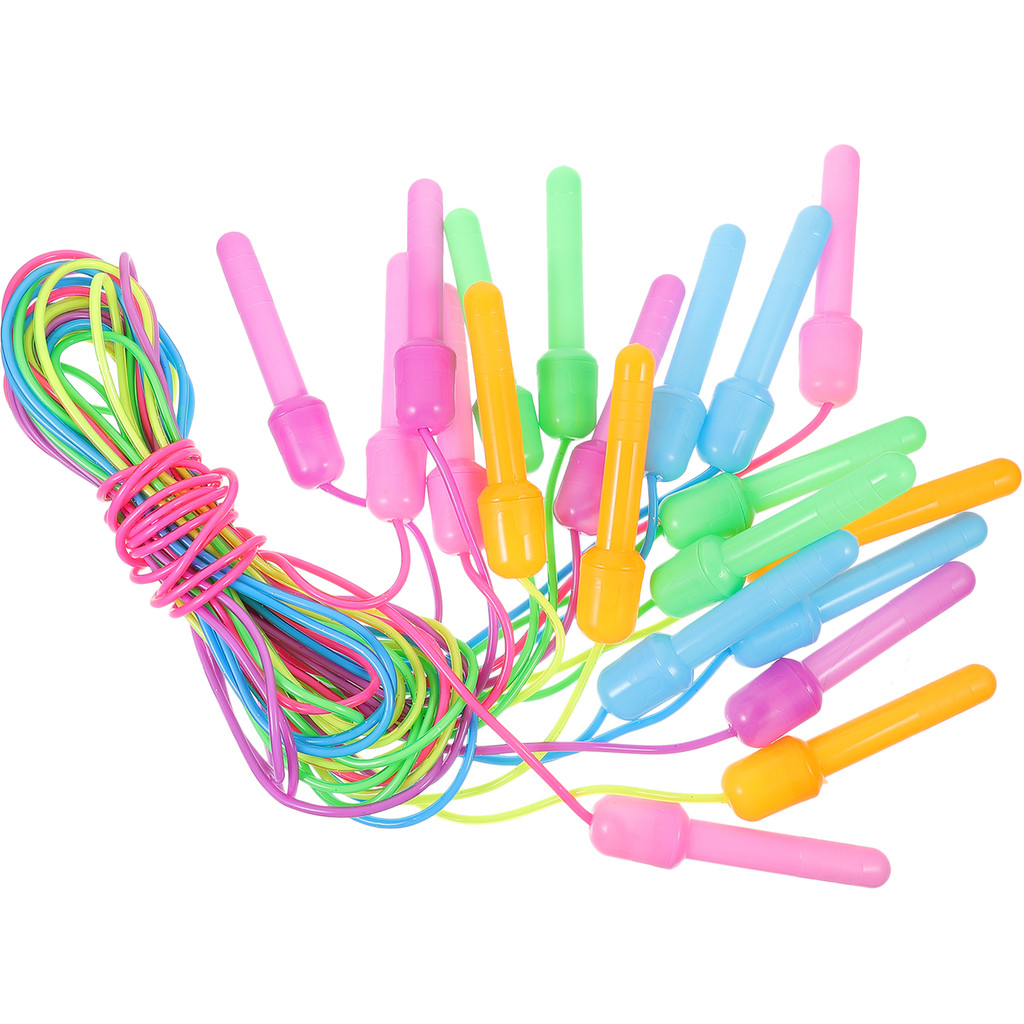 10pcs Skip Rope Adjustable Fast Plastic Handle Jump Rope  Rope Fitness Equipment for Boxing Training