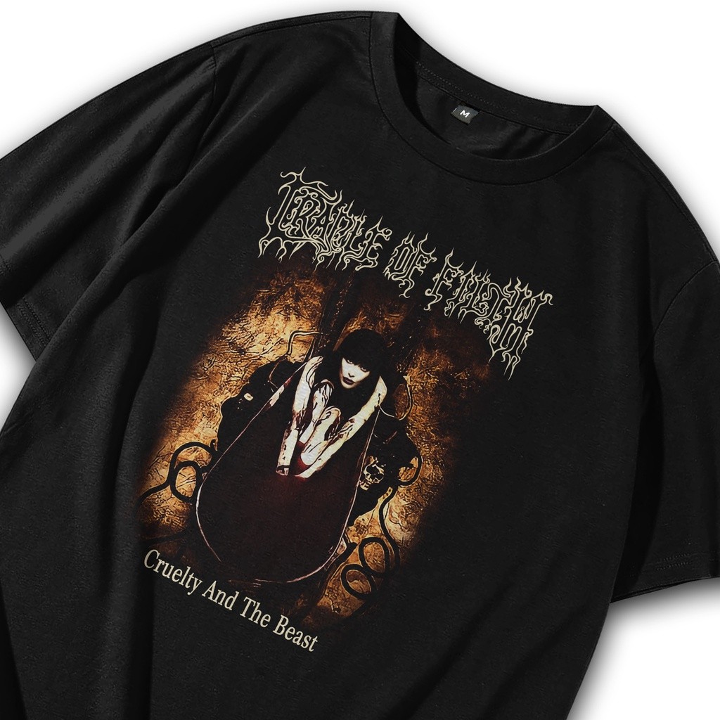 Kaos Band Original / Tshirt Band Black Metal / T shirt Band Cradle of Filth / Baju Band / Musik Punk