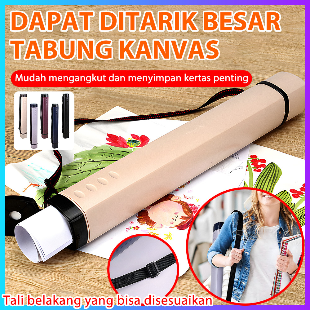 

【COD】Tabung Gambar / Drafting Tube 108 x 8 cm - Simpan dan angkut poster serta kertas penting dengan mudah