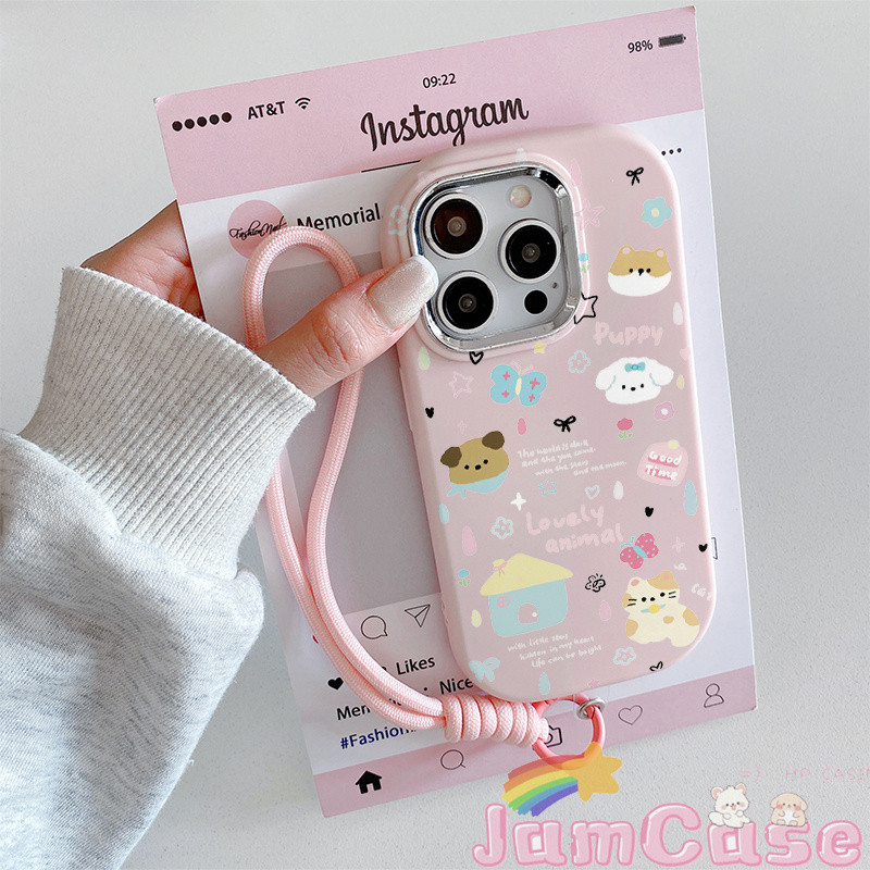 【Jam Case】case VIVO anak kucing kartun Casing ponsel cocok untuk VIVO Y02 Y15S Y02S Y17 Y93NONE Y93H
