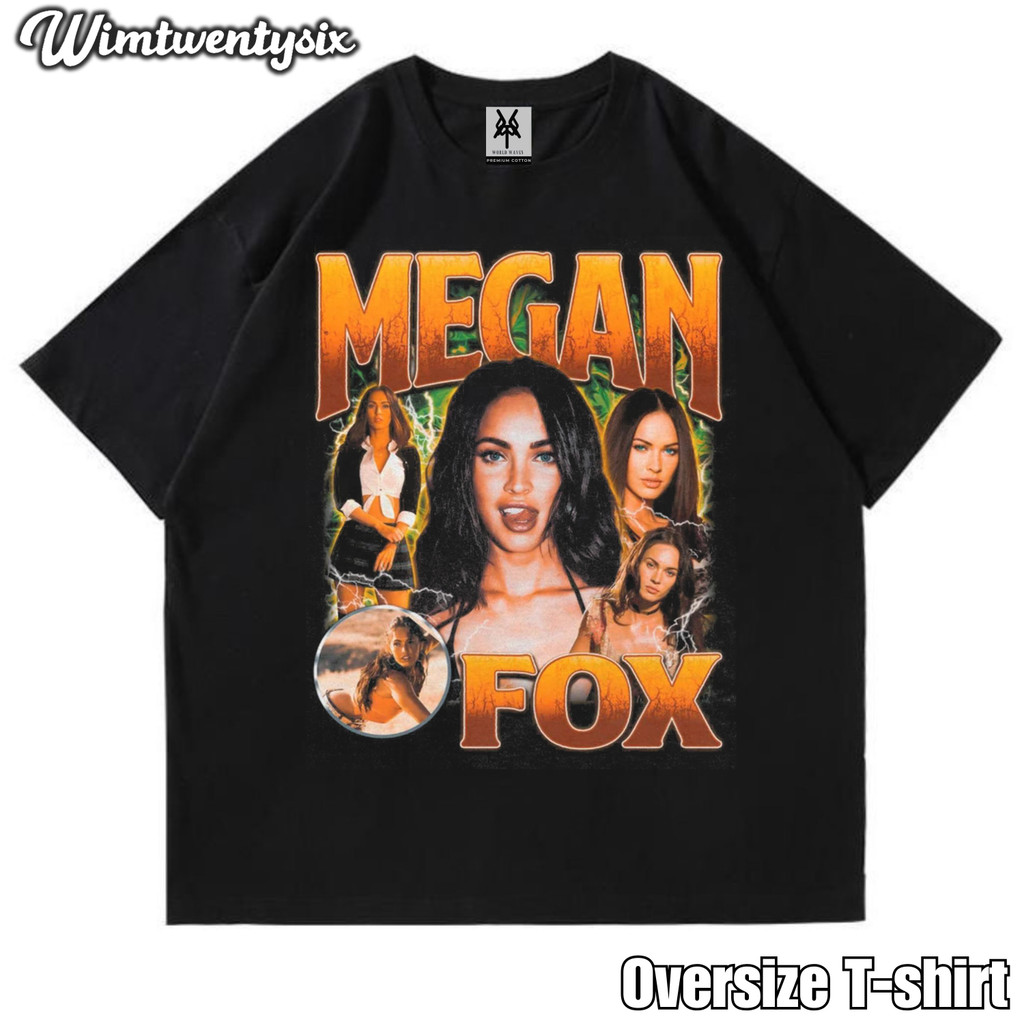 KAOS OVERSIZE | VINTAGE | T-SHIRT OVERSIZE | KAOS MEGAN FOX