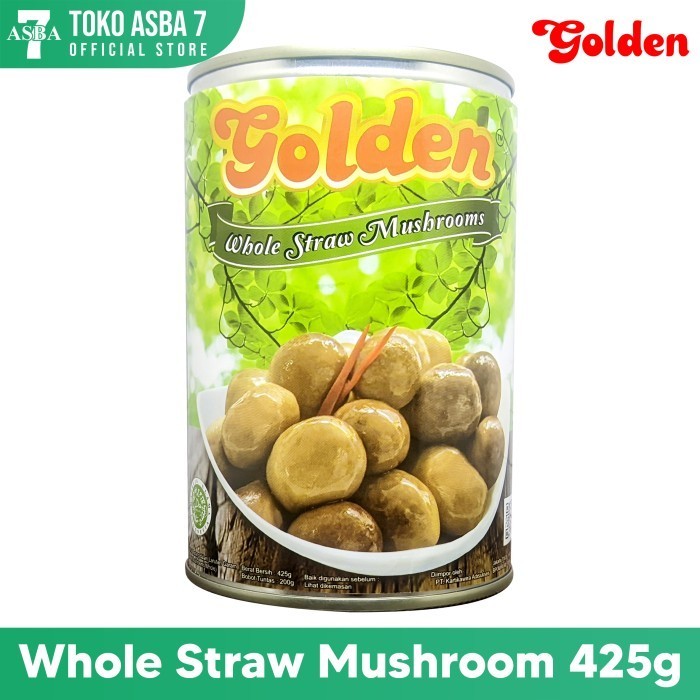 

GOLDEN WHOLE STRAW MUSHROOMS 425GR