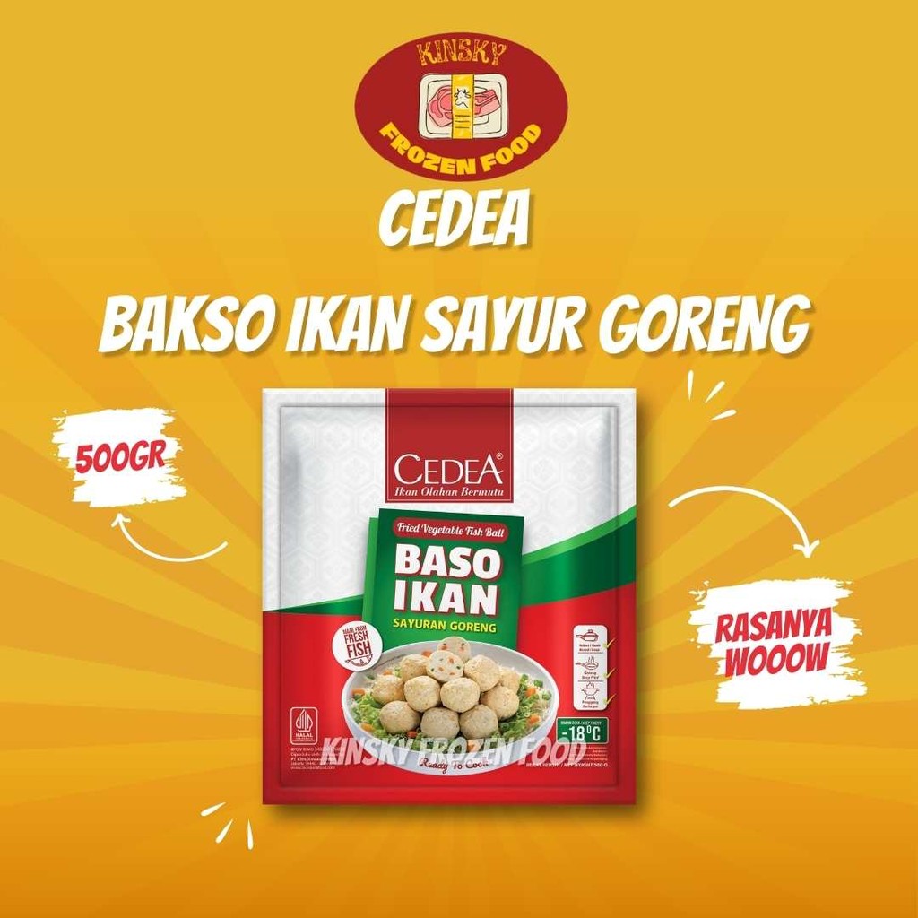 

CEDEA BAKSO IKAN SAYUR GORENG 500GR