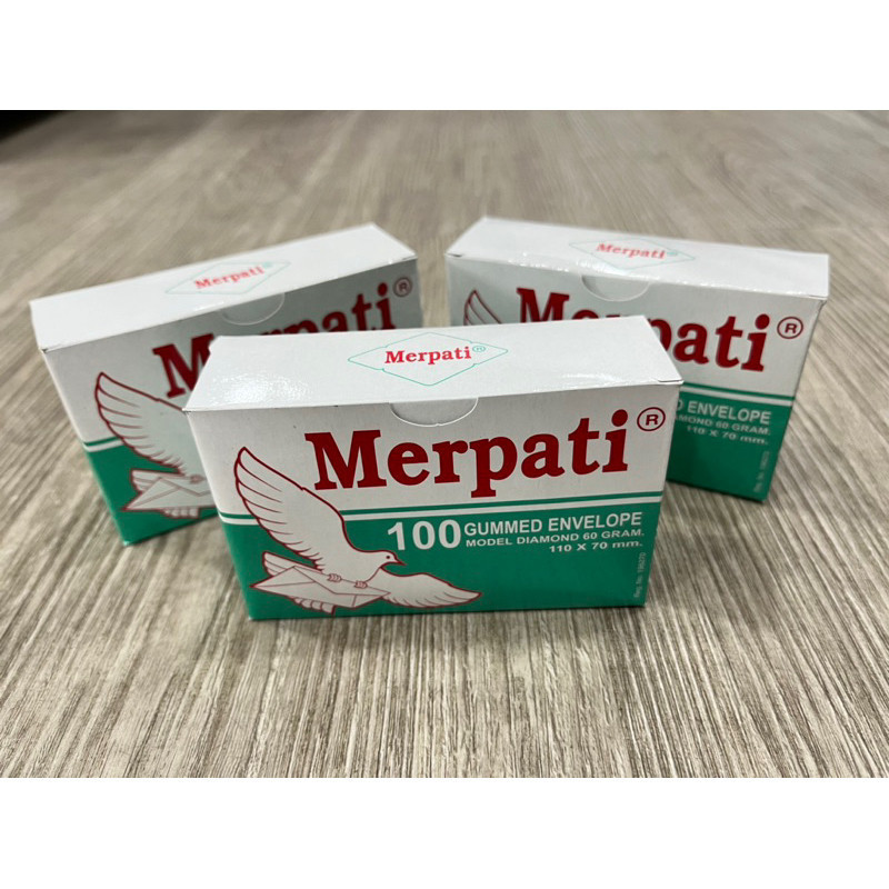 

(100pcs) Amplop Merpati Putih Ukuran 110x70mm 60gram - KIKY - AMR