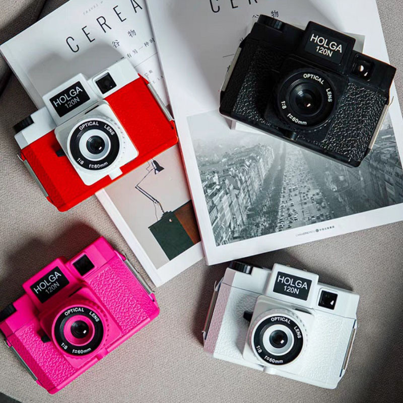For HOLGA Retro Light Leak 120 Film Camera Color 120N Medium Format Camera for 120mm Retro Film Came