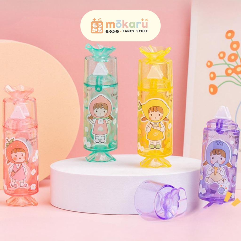 

Twingo Candy Shape Mini Glue Tape / Glue Tape Lem Kertas Mini 5mm x 4m Bentuk Candy