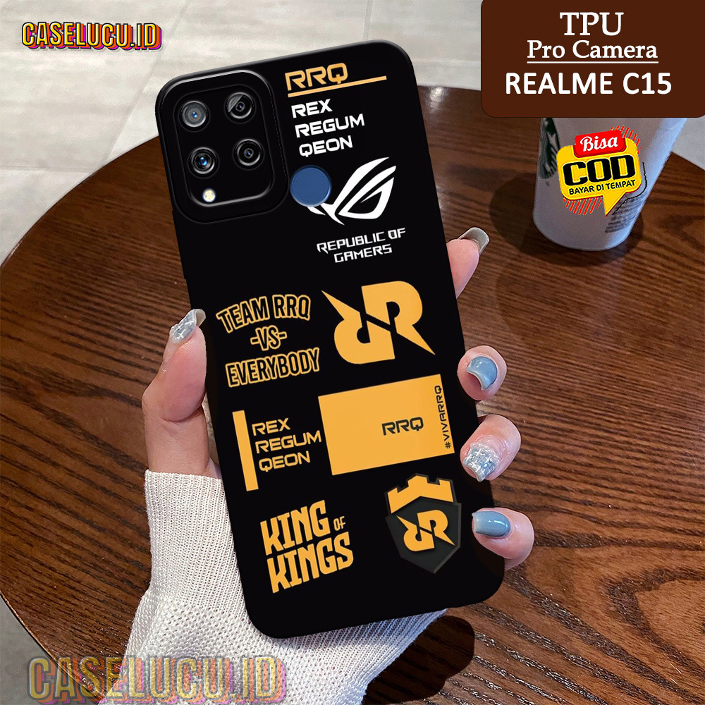 Softcase Hp Realme C15 Fashion Case Murah Berkualitas Softcase Lentur - Aksesoris Handphone Skin & K