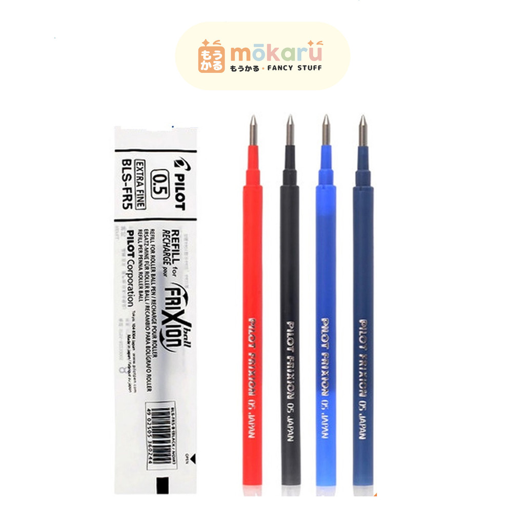 

Pilot Refill Pulpen Frixion Clicker 0.5mm / 0.7mm Blue & Black Murah