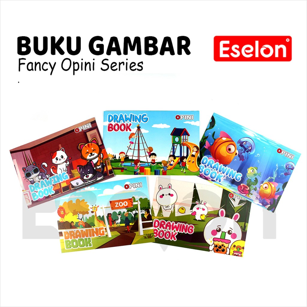 

10pcs Buku Gambar A4 OPINI / 1pak Buku Gambar A4 OPINI