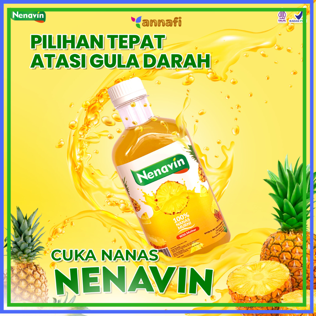 

Nenavin Turunkan Kadar Gula Darah 100% Cuka Nanas Asli