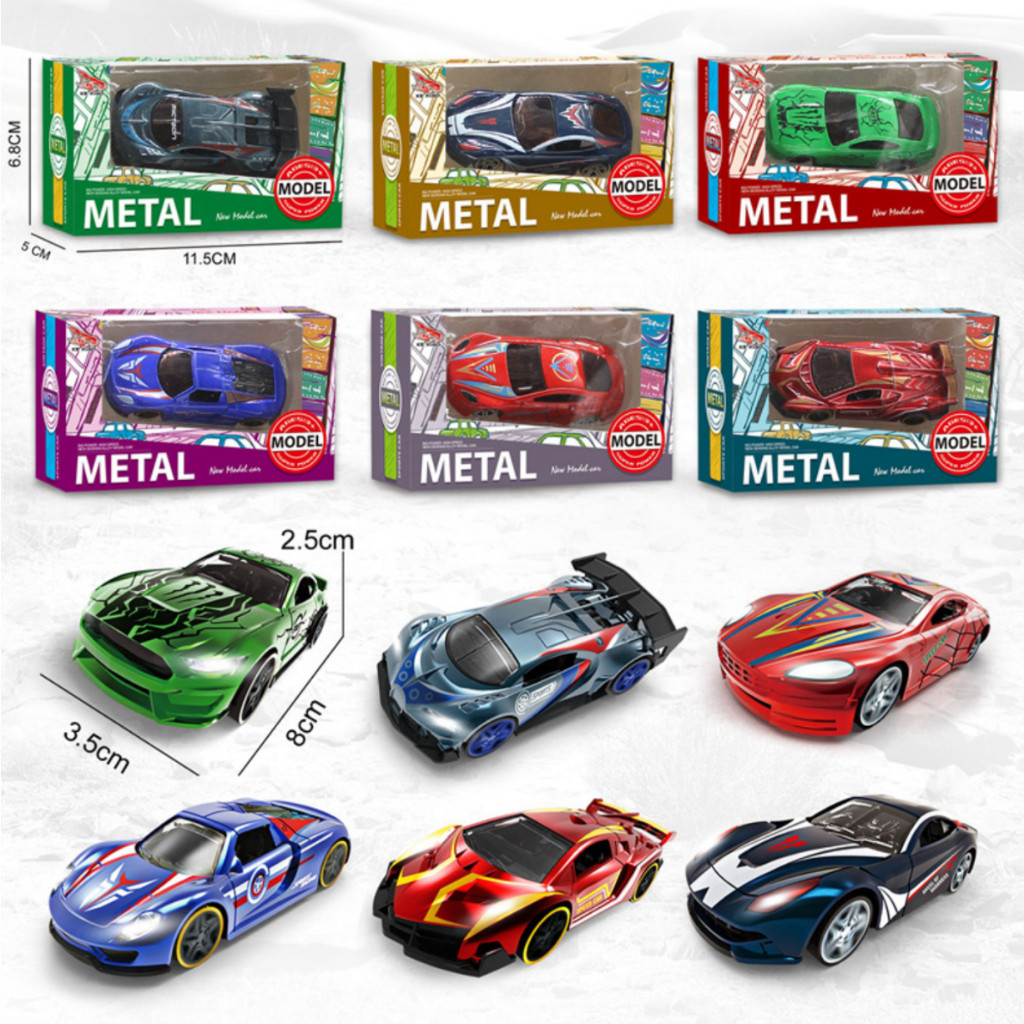 VINCENT READY Diecast Mobil klasik retro sport metal series skala 1:64 mirip Tomica Hotwheels SIAP K