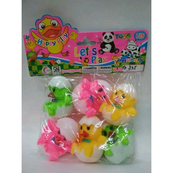 

Vynil Bebek Telur Netas Karet 6 pcs No.B835