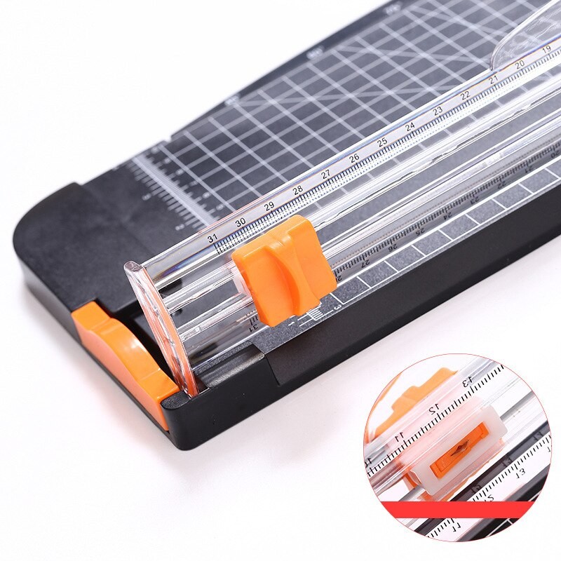 

Home Office Small A4 Portable Manual Bidirectional Paper Cutting Machine Photo Card Payslip Multifunctional Special Tool