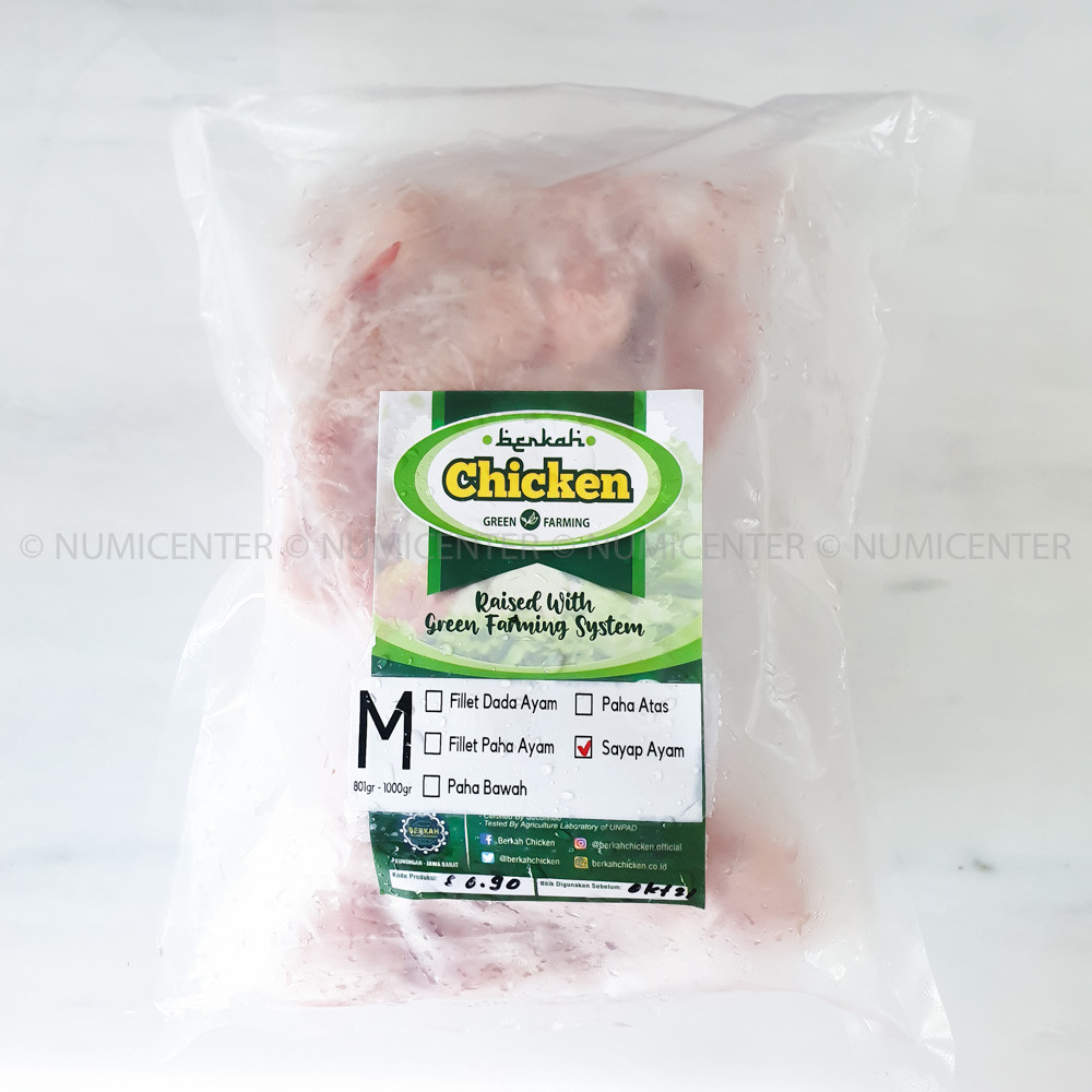 

AYAM SAYAP M FROZEN ORGANIC BERKAH CHICKEN - TTN