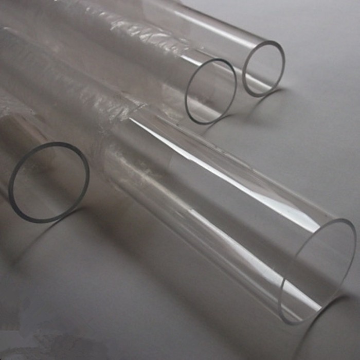 Pipa akrilik bening 10mm x 8mm