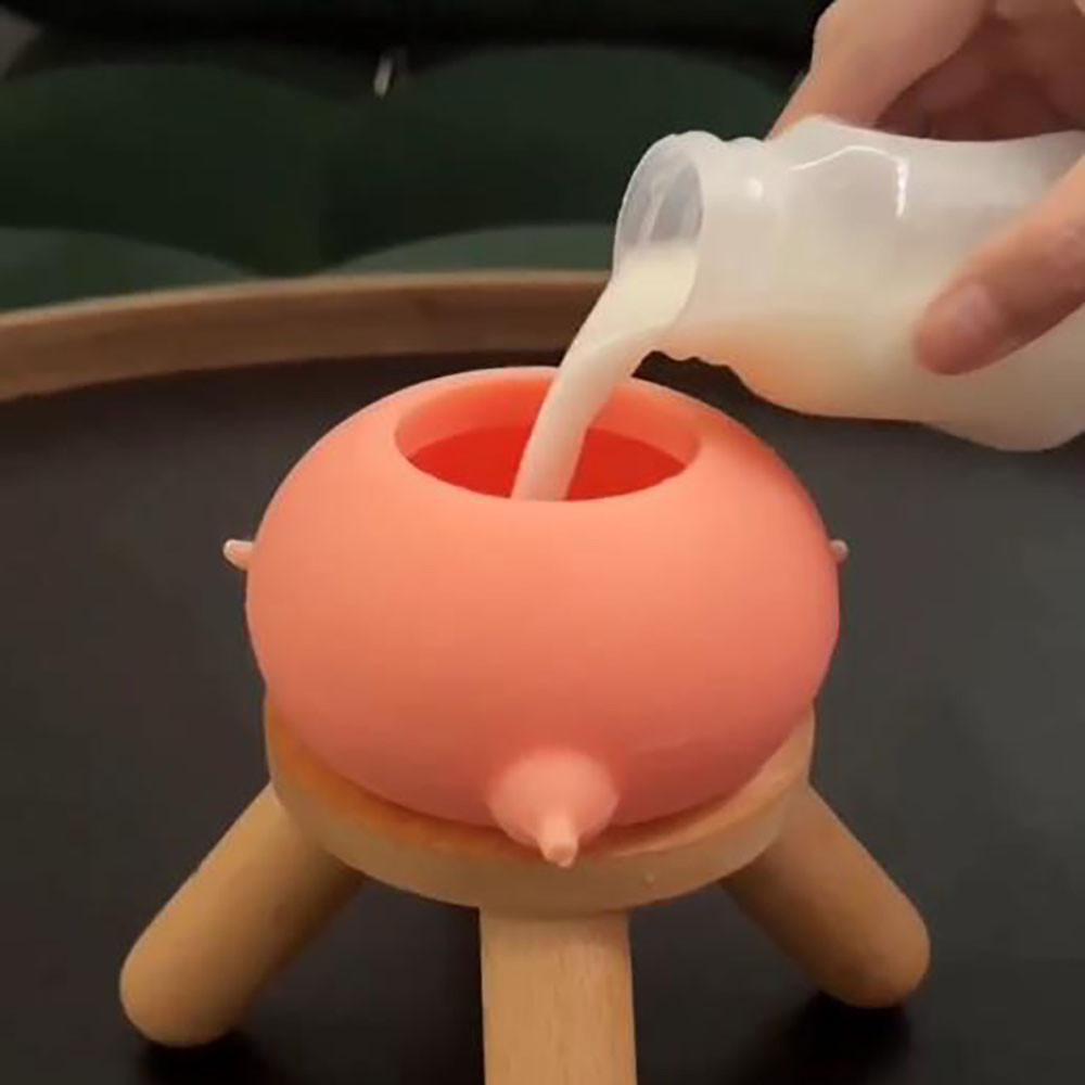 Cat Dog Silicone Automatic Breastfeeding Artifact Nipple Feeding Water Bottle Milk Bowl Breastfeedin