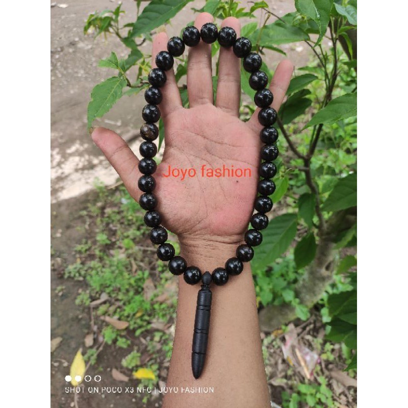 TASBIH GELANG FOSIL GALIH KELOR KALIMANTAN 33 BUTIR 12mm