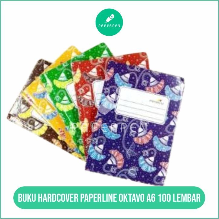 

[S_ATK] Buku Hardcover Paperline Oktavo A6 100 Lembar