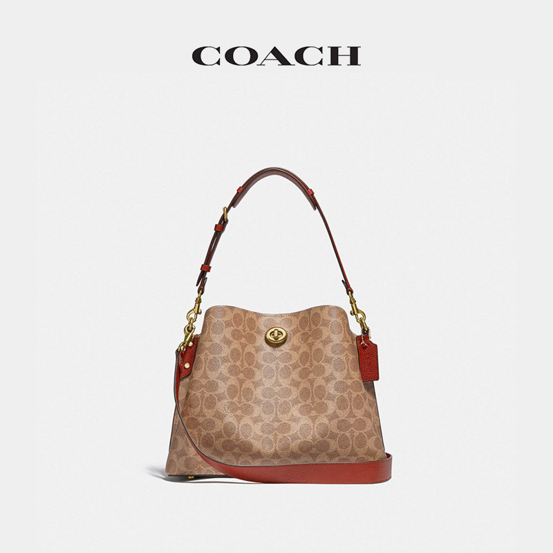 COACH / Coach women's classic WILLOW series shoulder bag crossbody