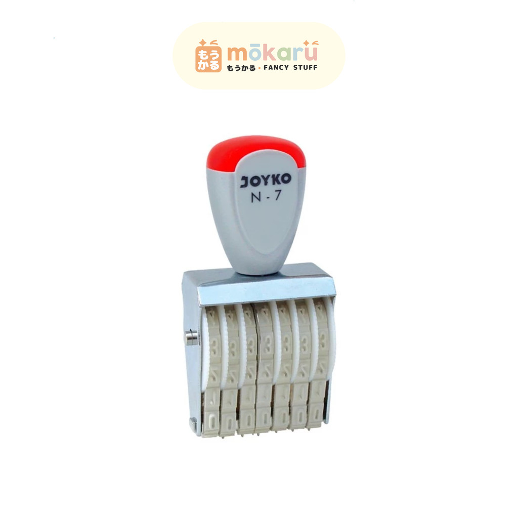 

Joyko Number Stamp N-7 /Stempel Angka Nomor 7 Digits Murah Berkualitas