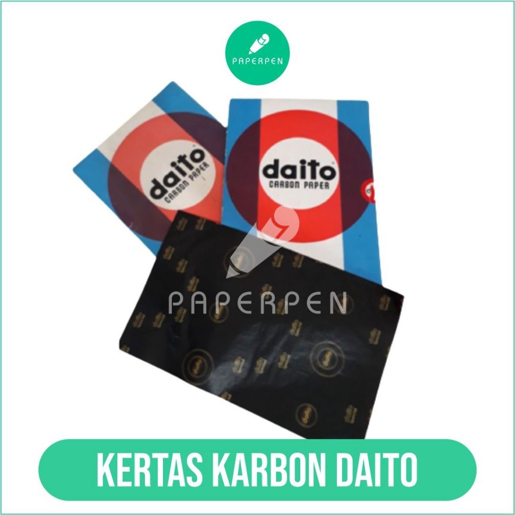 

(PST.ATK) (Pcs) Karbon Daito Folio/Kertas Jiplak Hitam