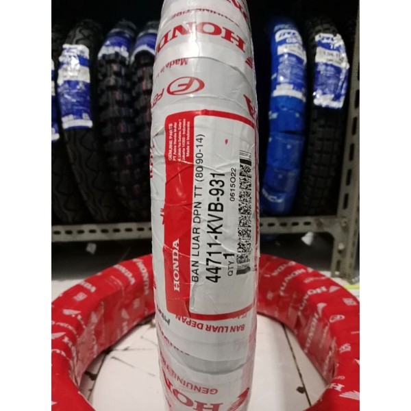 Ban luar ahm federal 80/90-14 TUBETYPE Ban depan matik beat vario ahm federal