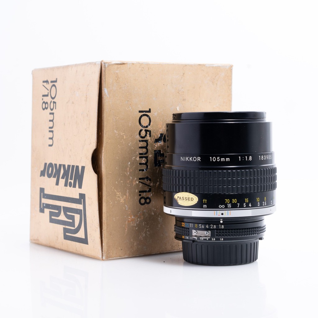 Nikkor 105mm F1.8 AIS Komplit Box - Excellent 985