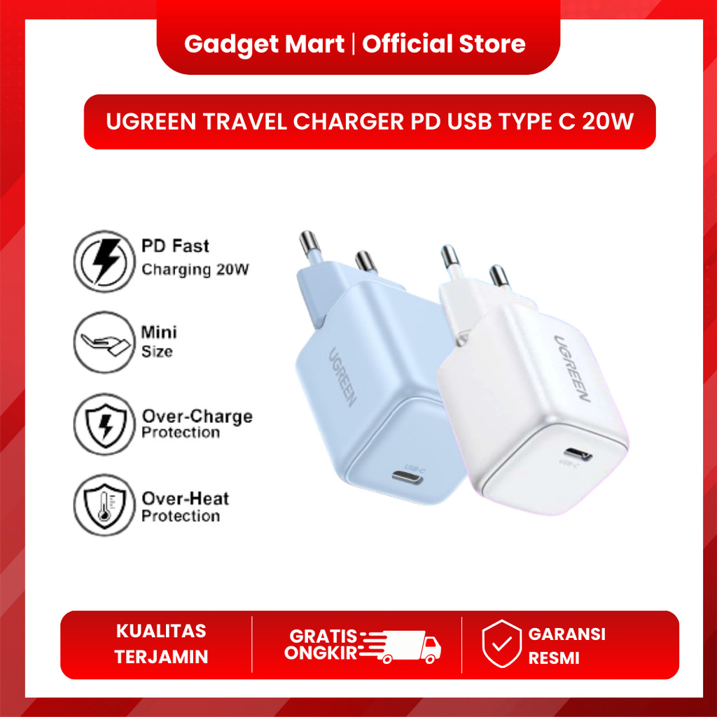 UGREEN Travel Charger PD USB Type C 20W