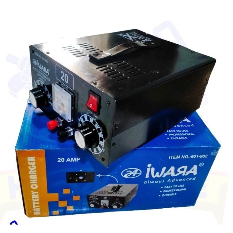 IWARA BATERY CHARGER 15 A 901-901 / Battery Charger 15 Ampere IWARA / Charger Aki Heavy Duty