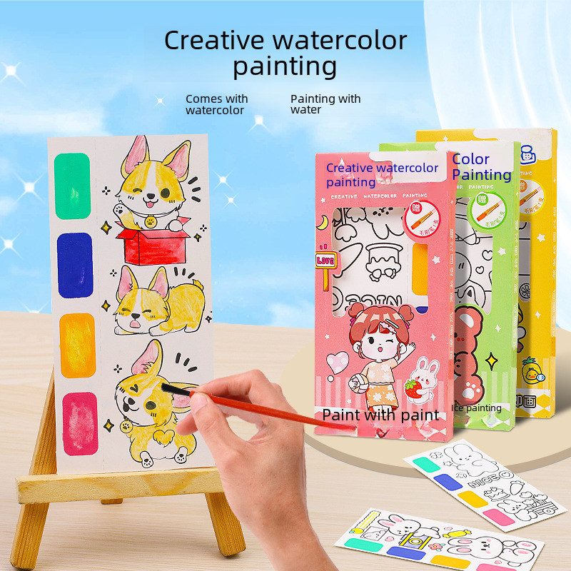 

Buku Mewarnai Anak/A3 Watercolor Paper/Kertas Tebal Anti Bocor/Paket 10 Lembar