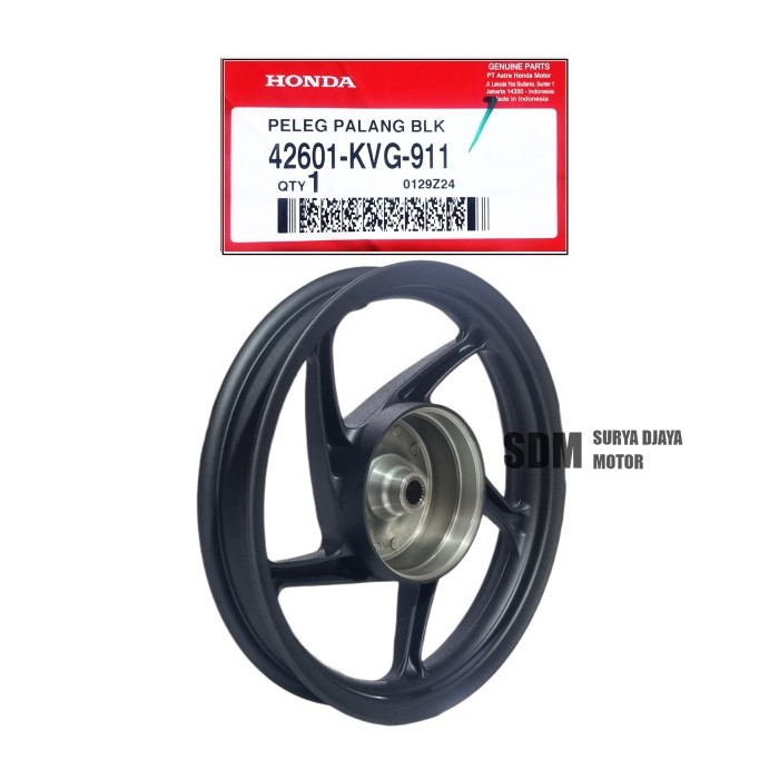 Velg Racing Belakang Beat Spacy Vario Hitam Original Honda 42601-Kvg-911 quality