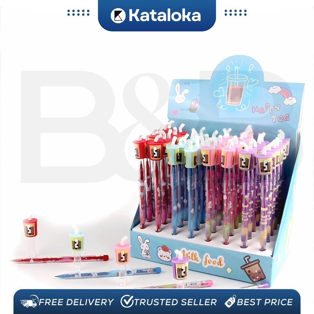 

Ay00! GROSIR!!! (48pcs) pensil lantu susun/pensil susun karakter/pensil cabut/LANTU 1 BOX BESAR