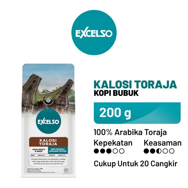 

[[Promo]]Best EXCELSO Kalosi Toraja - Bubuk Kopi 200 gr