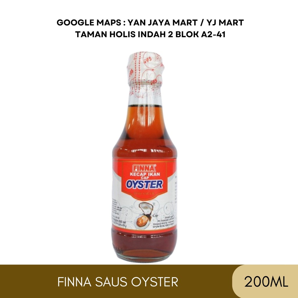

Finna Fish Sauce Oyster/ Kecap Ikan Cap Oyster / Pichai 200 ml