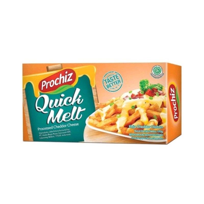 

Prochiz Quick Melt Cheddar Keju Lumer 160 gr