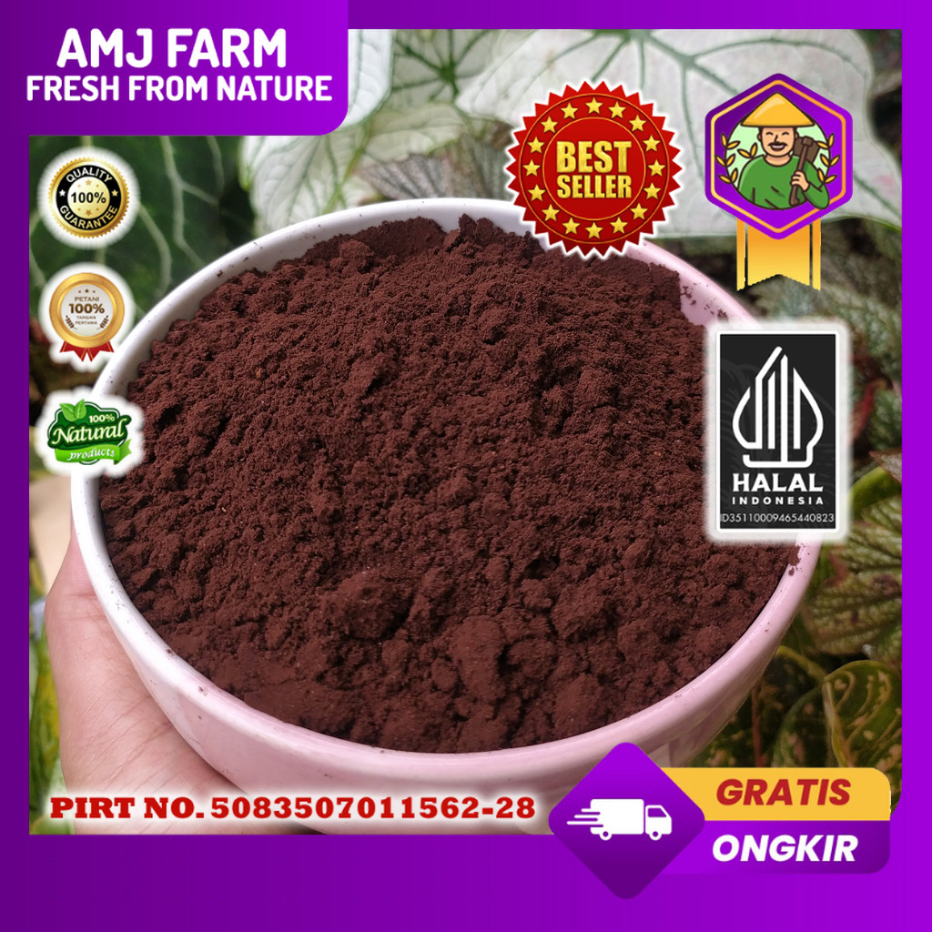 

1 Kg Kopi Bubuk Robusta Gunung Kawi MURNI 100% Tanpa Campuran (AMJ FARM)
