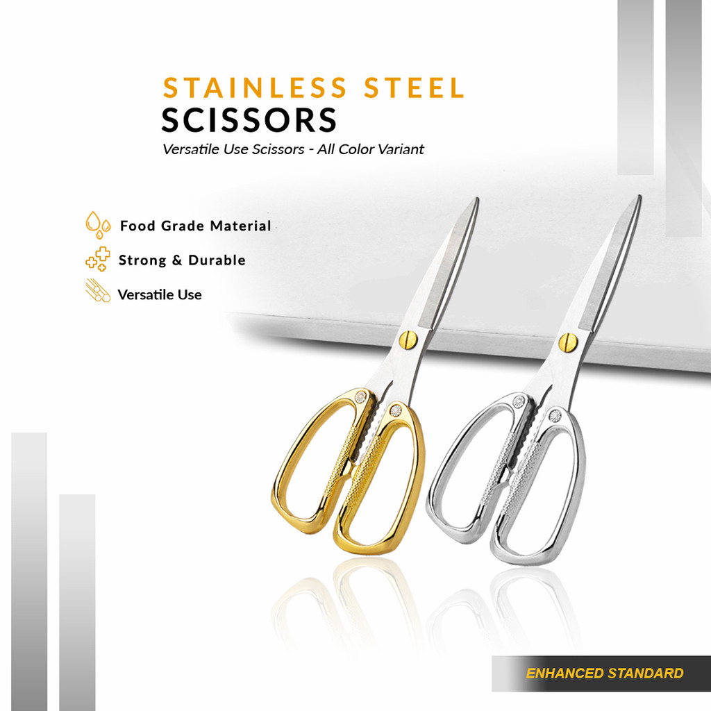 

Gunting Kain Kardus Kerja Industri Stainless Steel Tajam Anti Karat