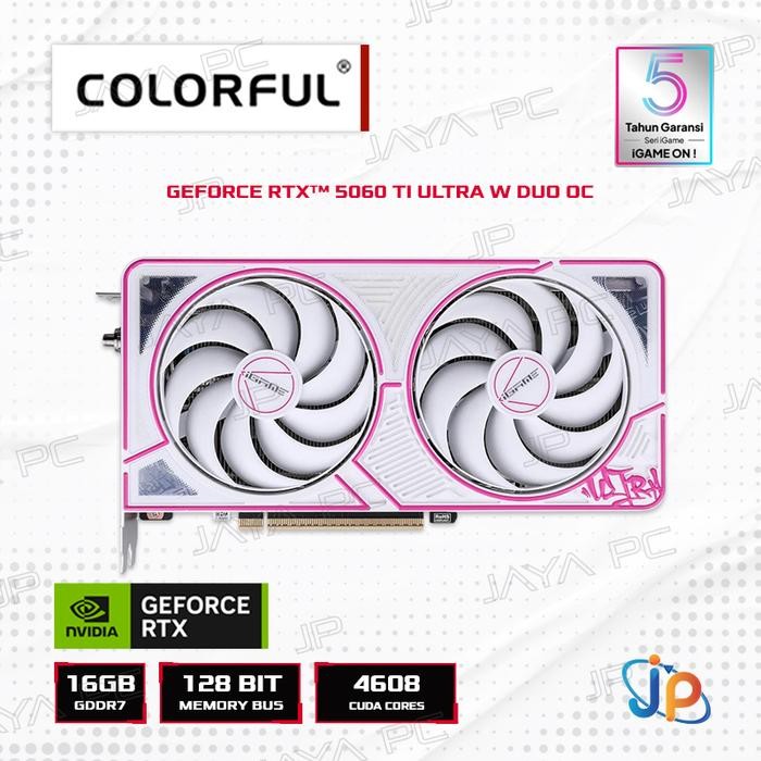 VGA Colorful IGame GeForce RTX 5060 Ti Ultra W Duo OC 16GB - 16 GB GDDR7