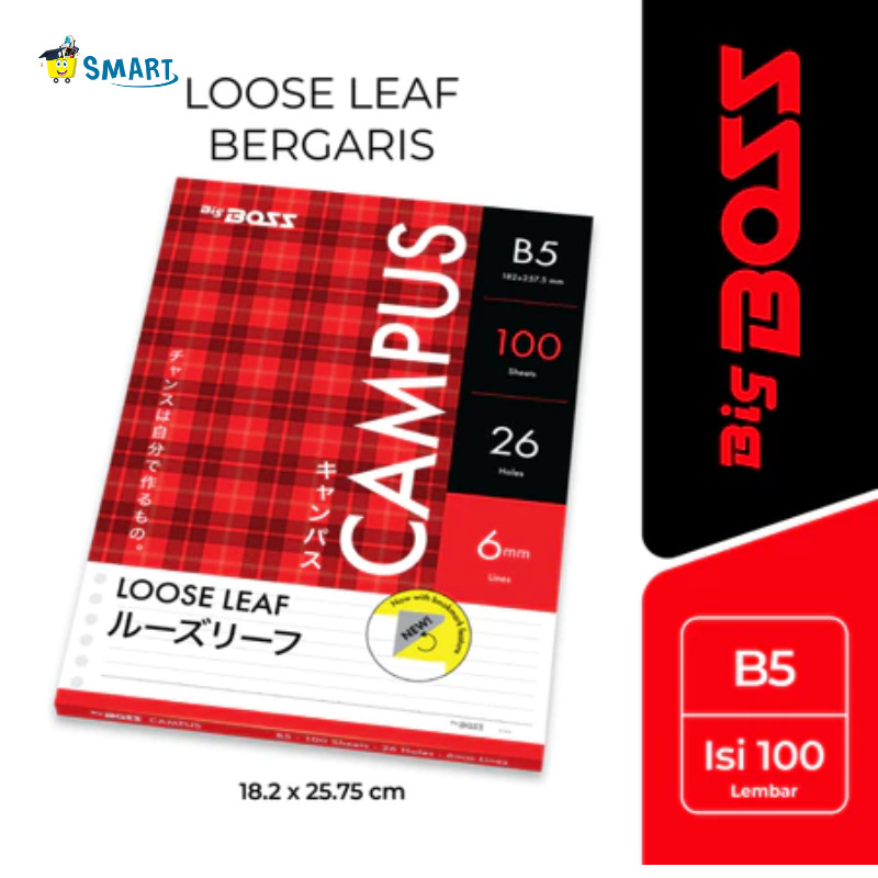 

BigBoss Loose Leaf 100 B5 Bergaris 25.7x18.2CM