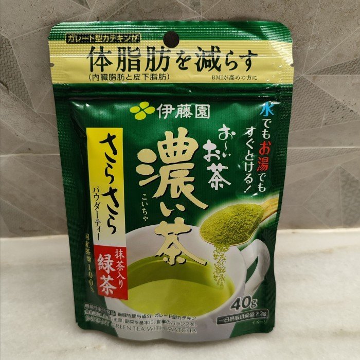 

Itoen Oi Ocha Dark Green Tea with Matcha 80g - Reduce Body Fat - 80gr