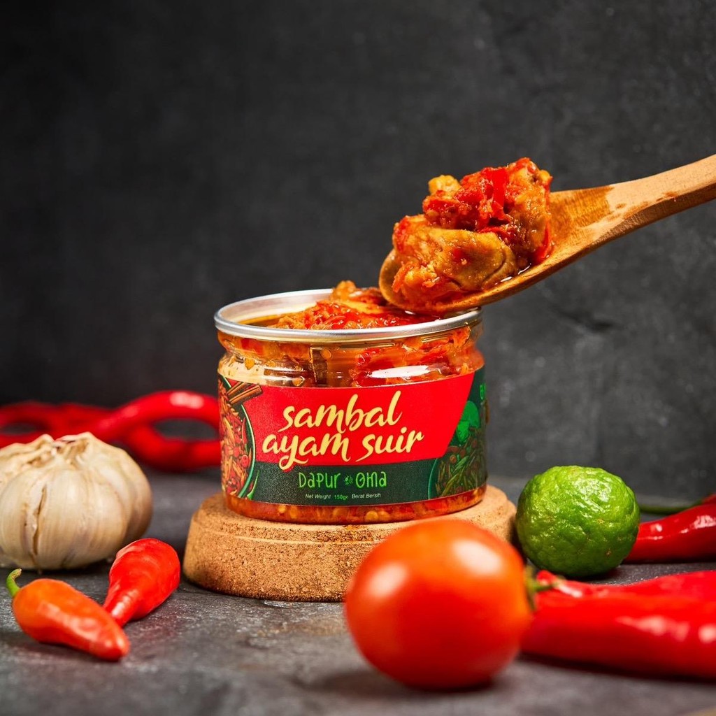

Sambal Dapur Oma - Paket Mix Duo (Ikan Rinuak + Ayam Suwir) Bawang Makanan Food