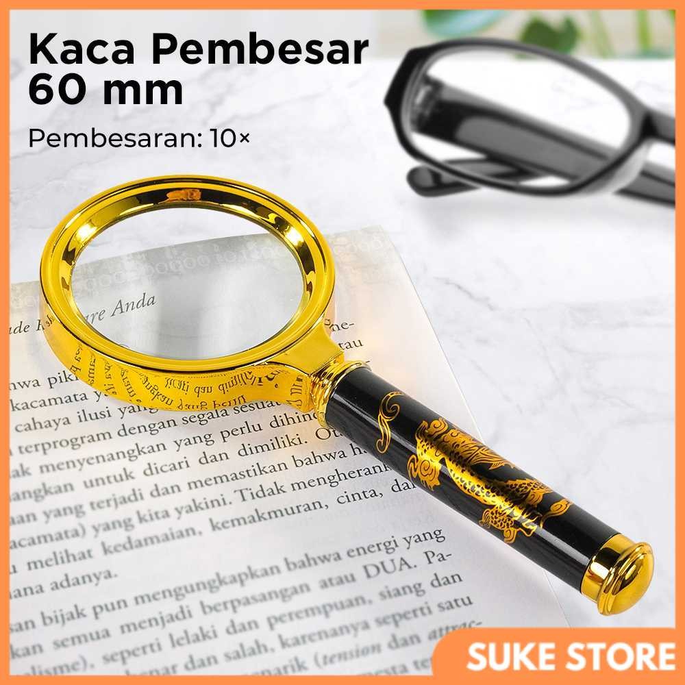 

Kaca Pembesar Handheld Magnifying Glass Lup Magnifier 60mm 10X